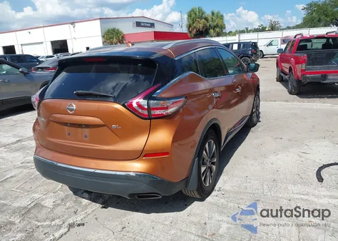 2015 Nissan Murano Sl из США, поврежденный, VIN 5N1AZ2MG2FN222365